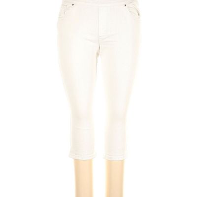 Lee Women Ivory Jeggings 14